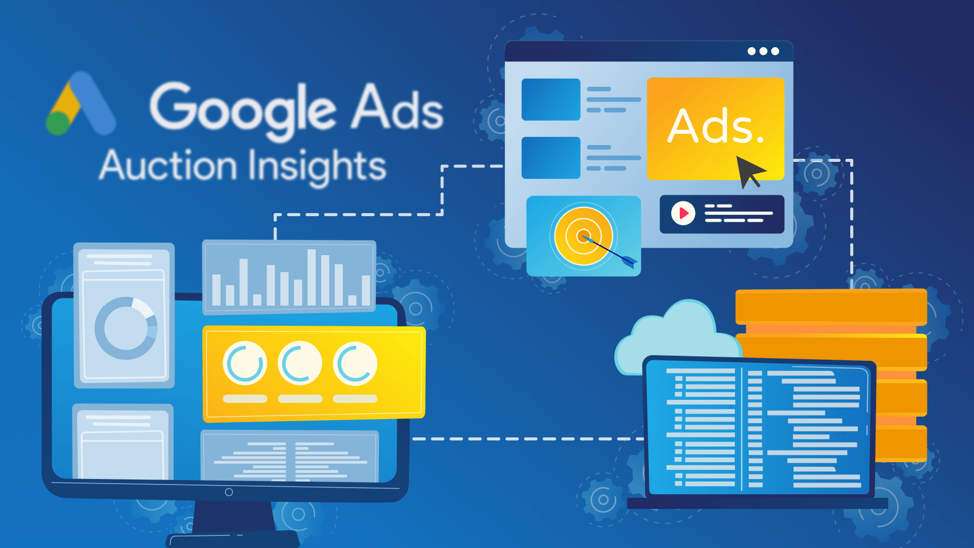 What are auction insights in Google Ads?